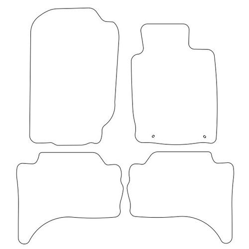 Tailored Car Mats Fiat Fullback (without Rear Heater)