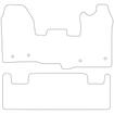 Tailored Car Mats Ford Transit Custom Crewcab (Twin Sliding Doors)