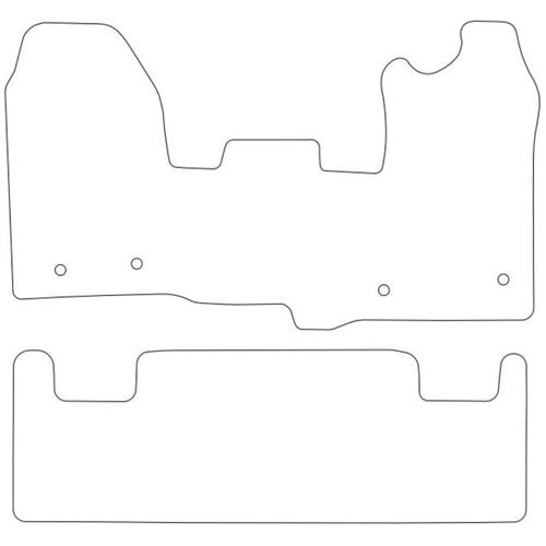 Tailored Car Mats Ford Transit Custom Crewcab (Twin Sliding Doors)