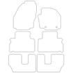 Tailored Car Mats Ford S-Max (Oval Fixings) 7 Seater