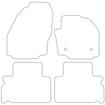 Tailored Car Mats Ford S-Max (Round Fixings) 5 Seater