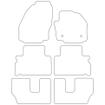Tailored Car Mats Ford Galaxy Mk3 (MPV) Round Fixings