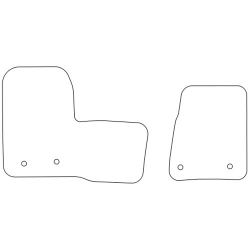 Tailored Car Mats Ford Tourneo Custom Manual Fronts