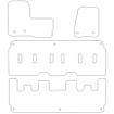 Tailored Car Mats Ford Tourneo Custom Manual Full Set
