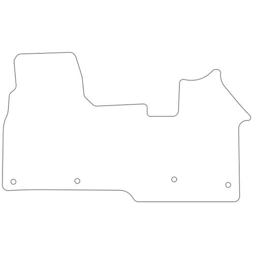 Tailored Car Mat Ford Transit Custom Auto 2nd Gen Plastic Flooring