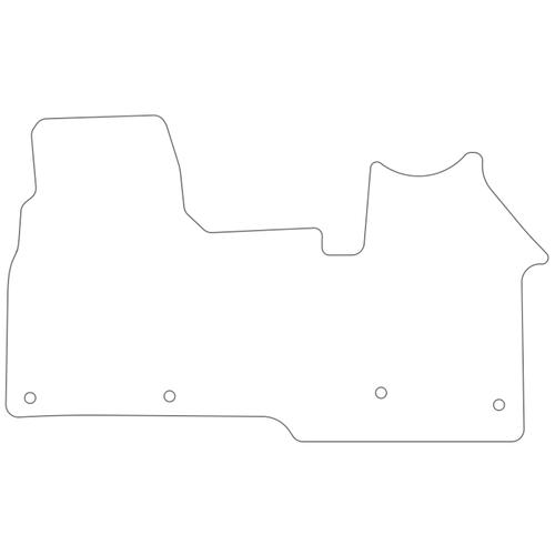 Tailored Car Mat Ford Transit Custom Manual 2nd Gen Plastic Flooring