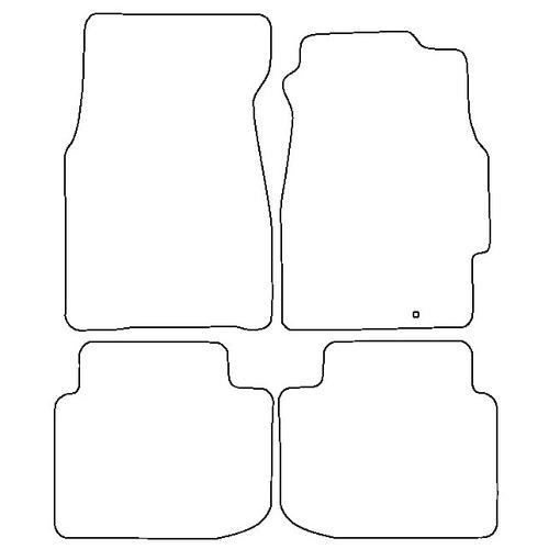 Tailored Car Mats Honda Civic 2dr Coupe / Civic 3dr Hatch inc Vti