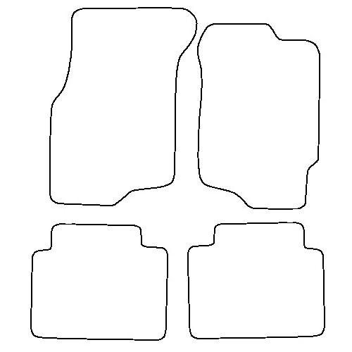 Tailored Car Mats Honda Civic 4dr