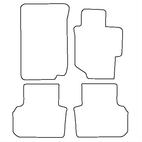 Tailored Car Mats Honda Accord 4dr - Manual