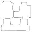Tailored Car Mats Honda CR-V (for Models with Plastic Rings)