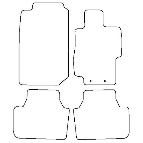Tailored Car Mats Honda Accord 4dr - Auto