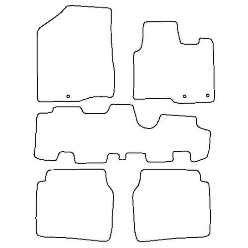Tailored Car Mats Hyundai Santa Fe (7 Seat)