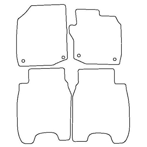 Tailored Car Mats Honda Civic 5dr Diesel
