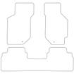 Tailored Car Mats Honda Civic 4dr Saloon