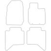 Tailored Car Mats Isuzu D-Max V-Cross Single Rear