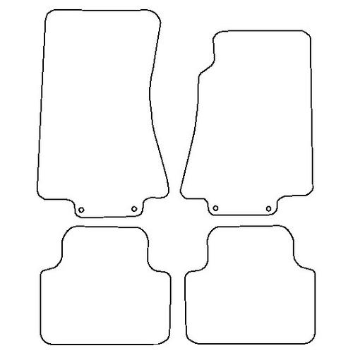 Tailored Car Mats Jaguar XJ Series (X350)