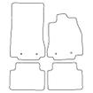 Tailored Car Mats Jaguar XF Saloon (X250)