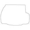 Tailored Car Boot Mat Jaguar XF Saloon (X250)