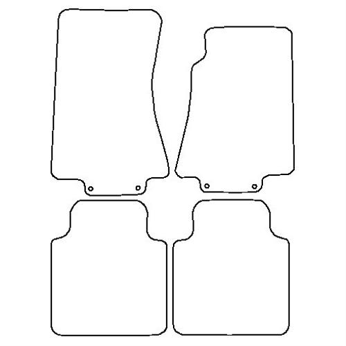 Tailored Car Mats Jaguar XJ Series (X350) LWB