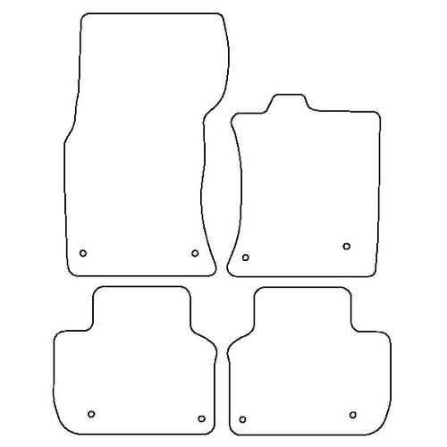 Tailored Car Mats Jaguar XF Saloon (X260)