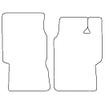 Tailored Car Mats Jaguar XK140 Drophead (Floor Mounted Accelarator)