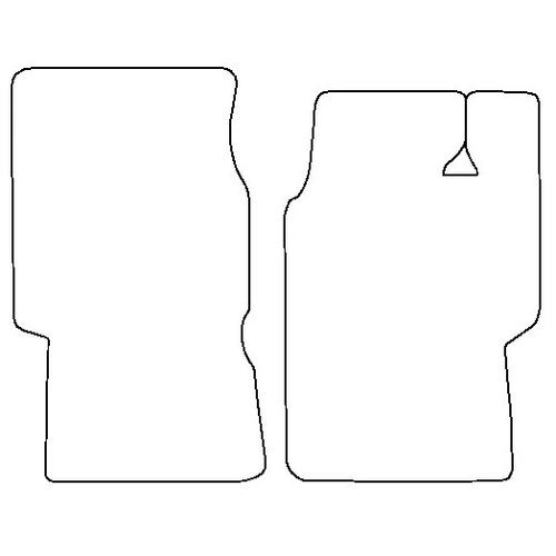 Tailored Car Mats Jaguar XK140 Drophead (Floor Mounted Accelarator)