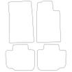 Tailored Car Mats Jaguar XJ Series (XJ40) Shorter Version