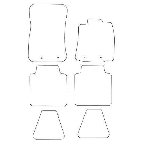 Tailored Car Mats Jaguar XJ Series (X351) Limousine