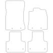 Tailored Car Mats Jaguar XJ Series (X351) SWB (Eyelets Front and Rear)