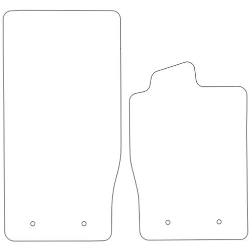 Tailored Car Mats Jaguar F-Type Coupe (Hole Distance 168 MM)