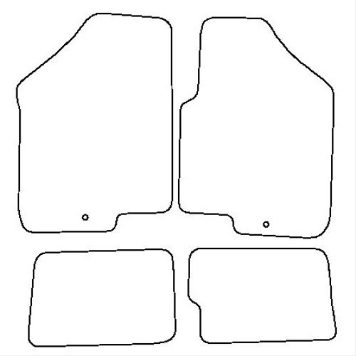 Tailored Car Mats Kia Soul (Single Fixing Driver)