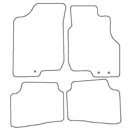 Tailored Car Mats Kia Ceed (2 Fixings Driver)