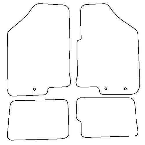 Tailored Car Mats Kia Soul (2 Fixings Driver)