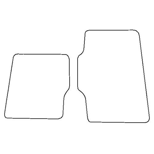 Tailored Car Mats Lotus Elise S2 (111R) - with Passenger Footplate