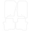 Tailored Car Mats Land Rover Discovery 4 (Fixings Fronts Only)