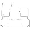 Tailored Car Mats Land Rover Range Rover Sport (One Piece Rear) L494