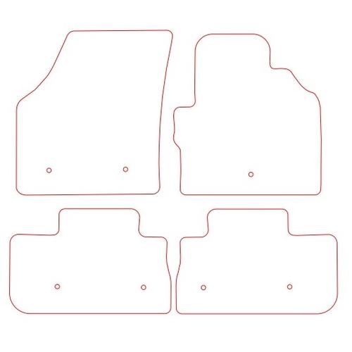Tailored Car Mats Land Rover Freelander 2 Facelift (Eyelets On All 4 Mats)