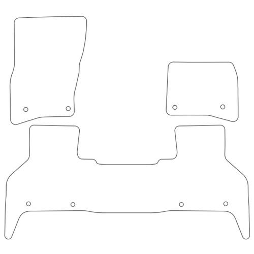 Tailored Car Mats Land Rover Defender L663 110 7 Seater