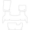 Tailored Car Mats Land Rover Defender L663 130 8 Seater