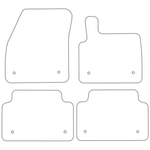 Tailored Car Mats Land Rover Range Rover Evoque L551 Manual