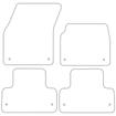 Tailored Car Mats Land Rover Range Rover Evoque L538 (Rear Holes 7CM Bottom)
