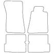 Tailored Car Mats Mercedes SL (R107) 2 Seater