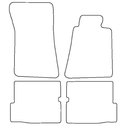 Tailored Car Mats Mercedes SL (R107) 2 Seater