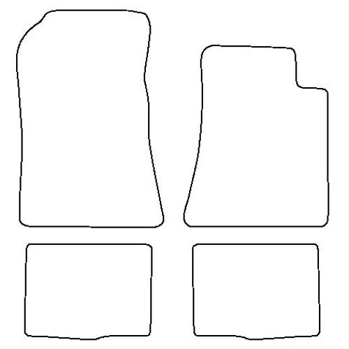 Tailored Car Mats Mercedes SL (R129) 2 Seater