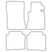 Tailored Car Mats Mercedes S Class (W126) Saloon