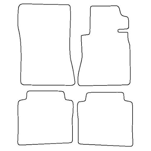 Tailored Car Mats Mercedes S Class (W126) Saloon