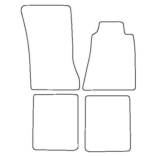 Tailored Car Mats Mercedes SL (W107) 2 Seater