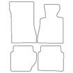 Tailored Car Mats Mercedes E Class (W123) Saloon / Estate