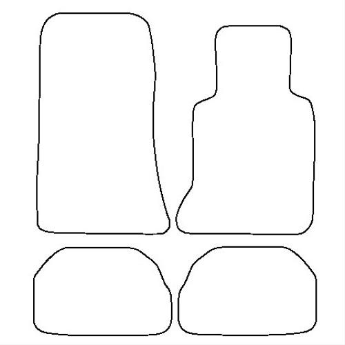 Tailored Car Mats Mercedes E Class (W124) Cab / Coupe