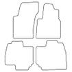 Tailored Car Mats Mercedes M Class (W163) 4WD